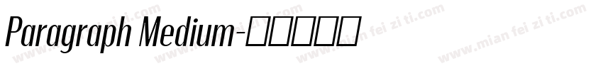 Paragraph Medium字体转换